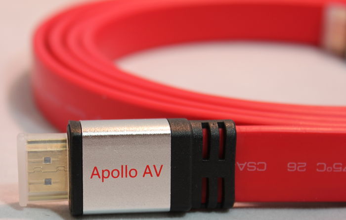 Apollo AV Lightning v2 HDMI 5% silver plated 26awg OFC, double shielded cable