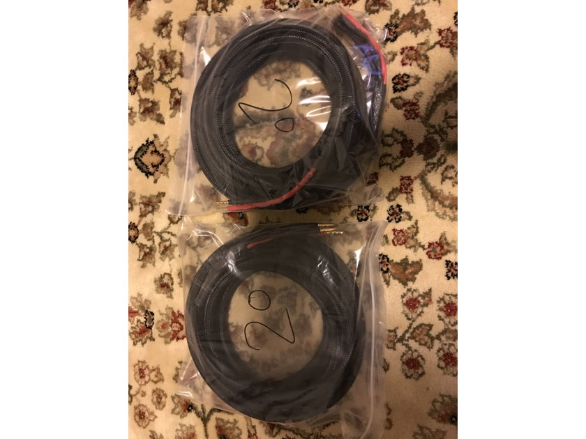 Signal Cable Inc. Ultra Speaker Cables Bi-wire Pair 20ft