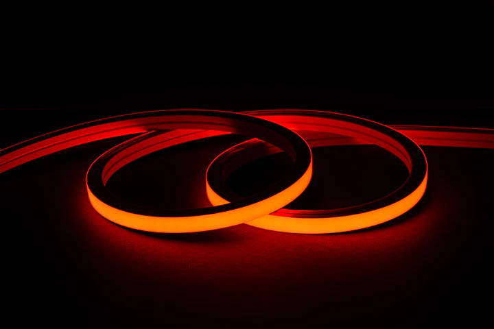 HCP-3761500 - 15w 24v DC RGBCW IP67 Top Bend HaviFlex Flexible Neon LED Strip