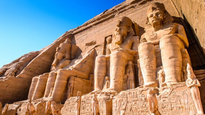 The carvings and artwork that decorate both structures of the Abu Simbel Temple are incredible