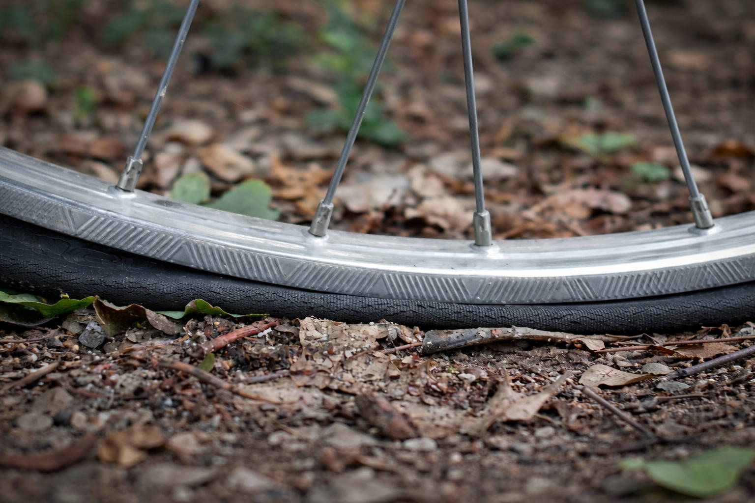 lekke band van e-bike