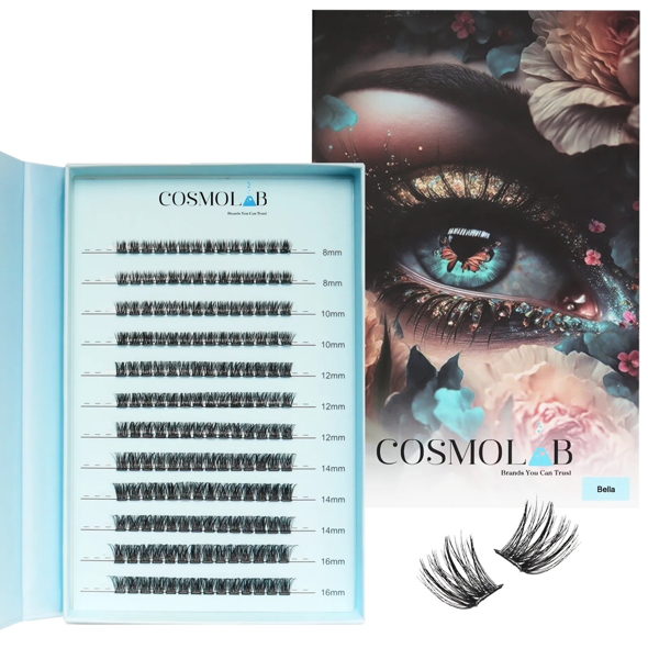 Bella Pop-On Lashes - DIY Pre-Glued Extension Clusters