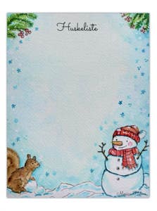 Huskeblokk vinter