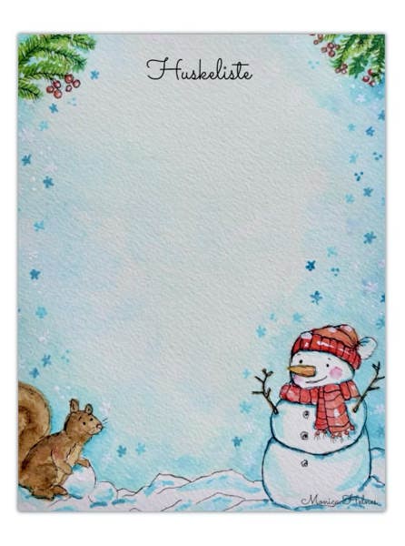 Huskeblokk vinter