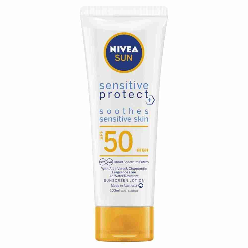 NIVEA Sun Sensitive Protect SPF50 Sunscreen Lotion 100ml