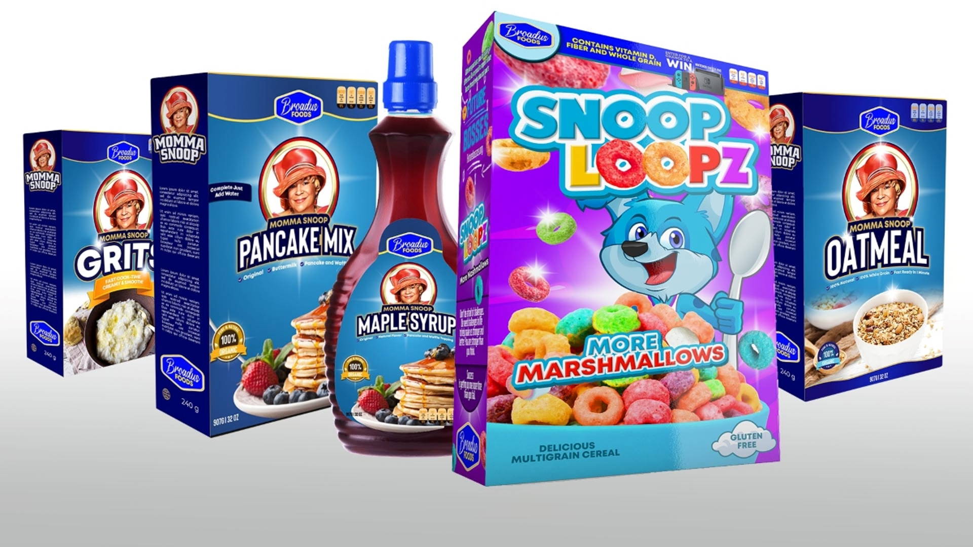 Featured image for Snoop Dogg And Master P Announce Broadus Foods, Unveil 'Snoop Loopz' Cereal