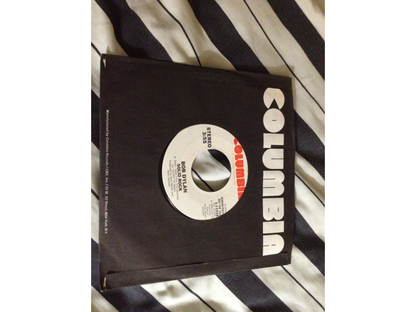 Bob Dylan - Solid Rock Promo Vinyl  45 Single NM Columbia Records
