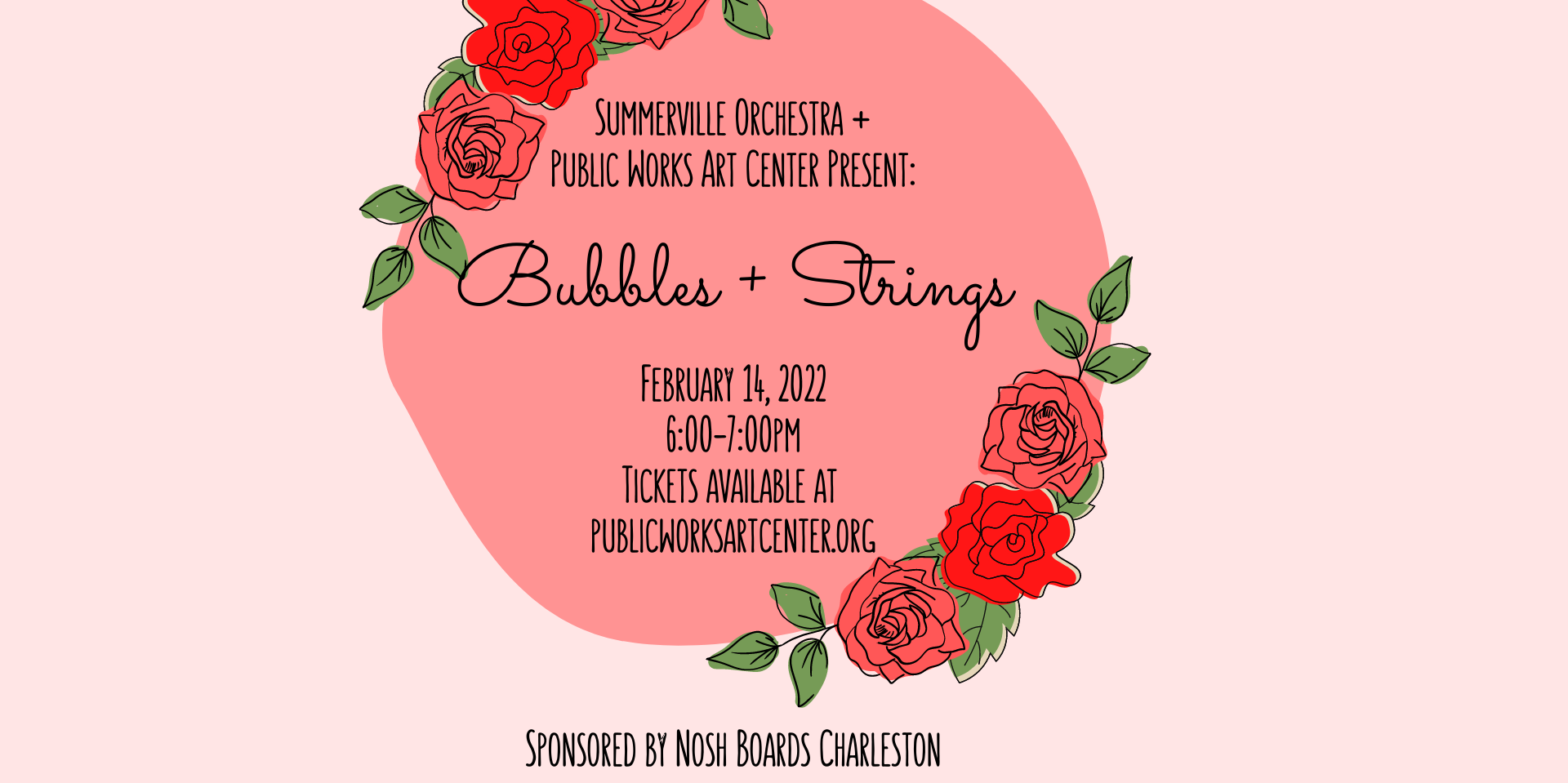 Bubbles and Strings Valentines Orchestra Event  promotional image