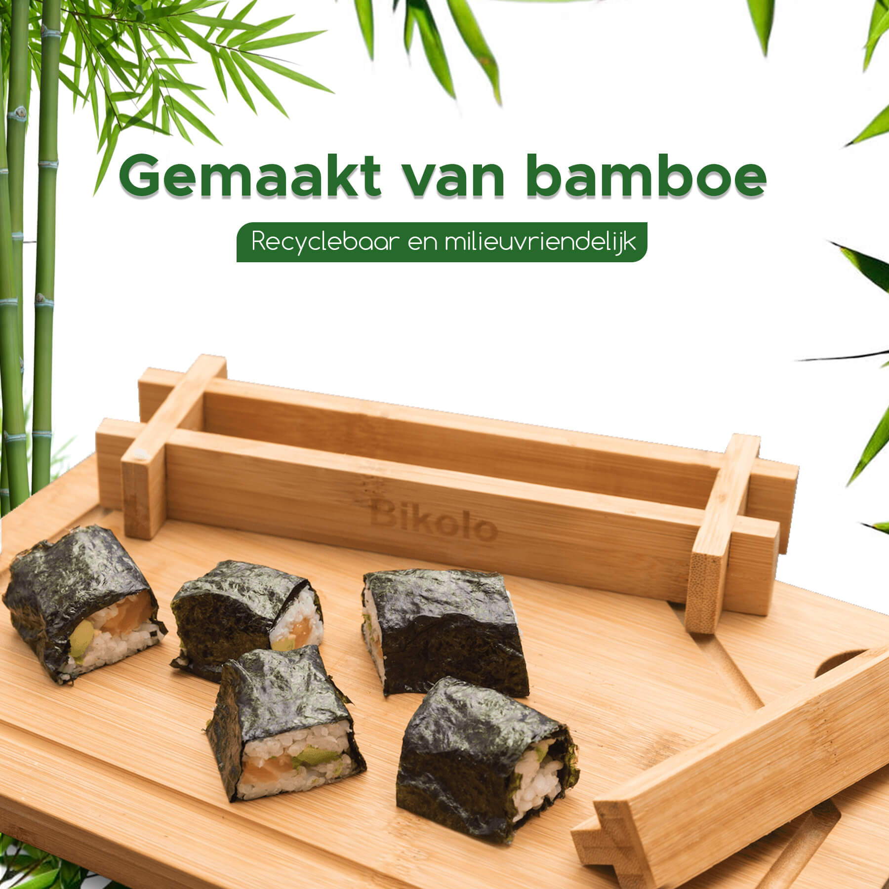 sushi maker bamboe hout