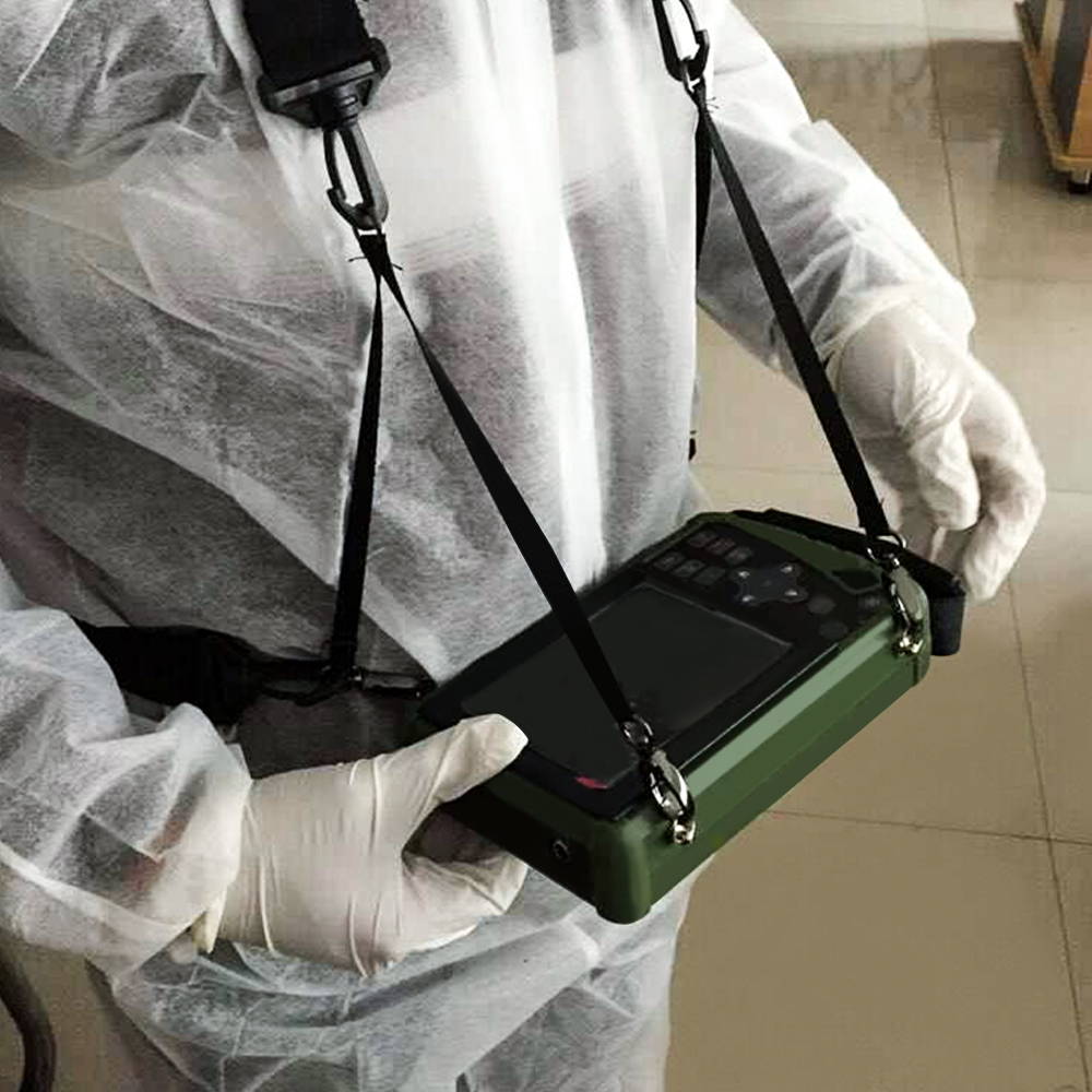 El escáner de ultrasonido veterinario portátil Wellue es lo suficientemente compacto para operaciones portátiles.