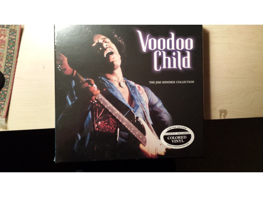 Jimi Hendrix "Voodoo Child" - 4LP Set on 140gr Red Vinyl with Booklet - Sealed/New