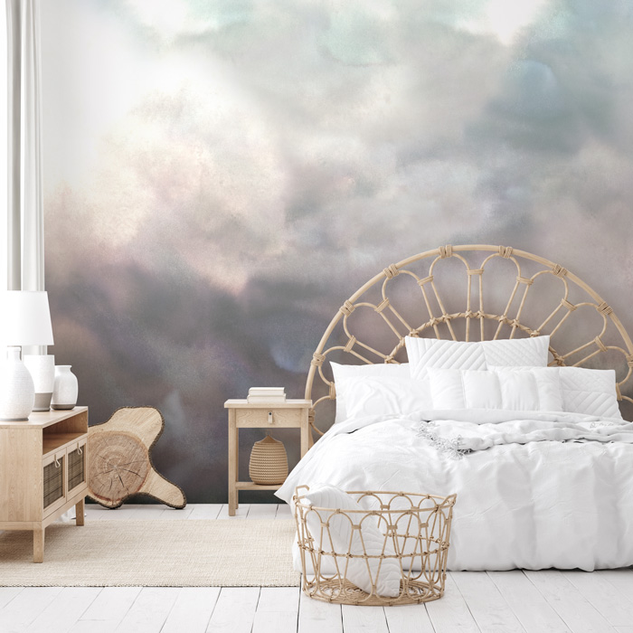 Pastel Beautiful Cloud Wall Mural Hero Image
