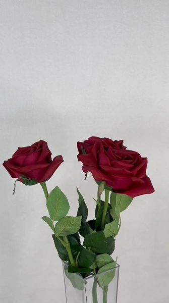 Red Natural Real Touch Rose - Realistic Artificial Flowers - Image 6