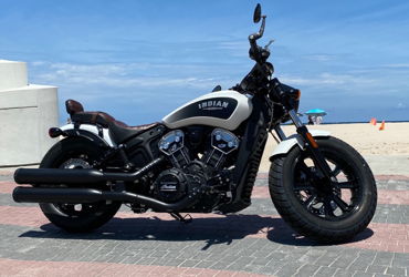 2019 INDIAN SCOUT BOBBER motorcycle for rent near Fort Lauderdale, FL