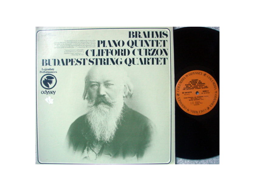 Columbia Odyssey / CURZON-BUDAPEST QT, - Brahms Piano Quintet, NM!