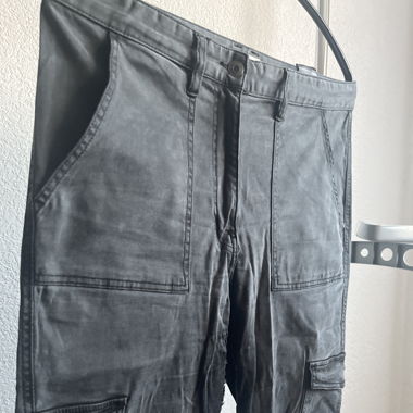 Gray cargo pants