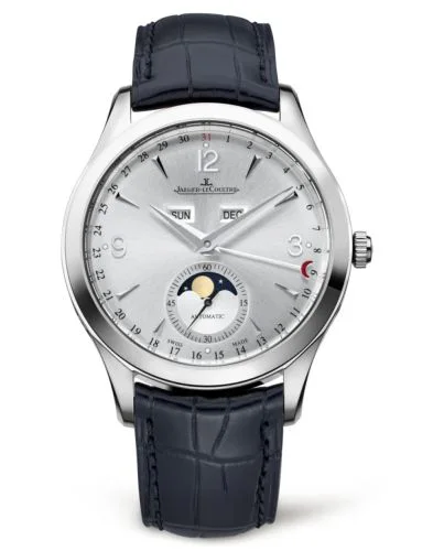 Master Calendar Stainless Steel / Silver / Alligator