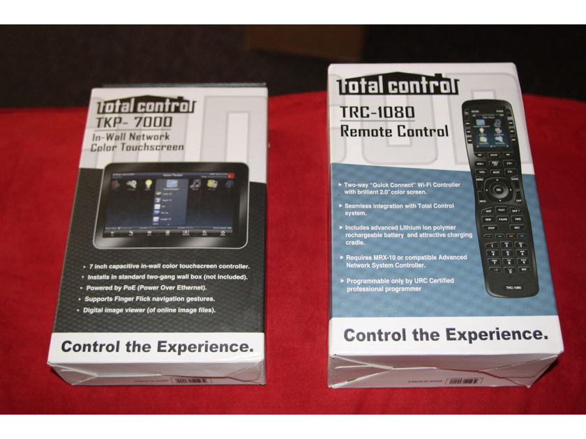 Total Control MRX10,TRC1080,TKP7000 Smart remote control system New in box!