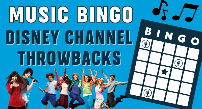 Disney Channel Throwback Music Bingo at Craft Putt!