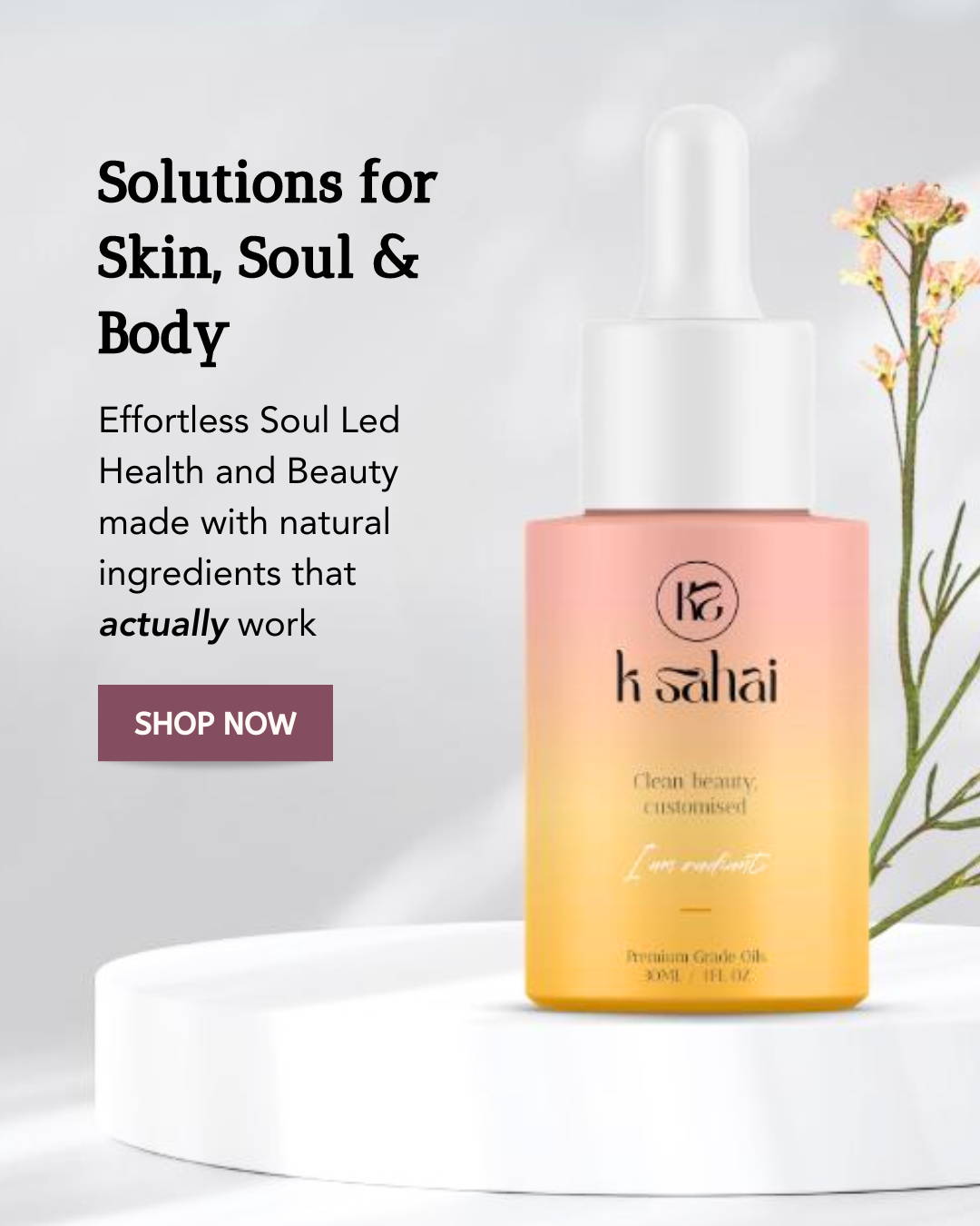 Best Natural Solutions for skin, soul, and body that actually work. Shop now!
