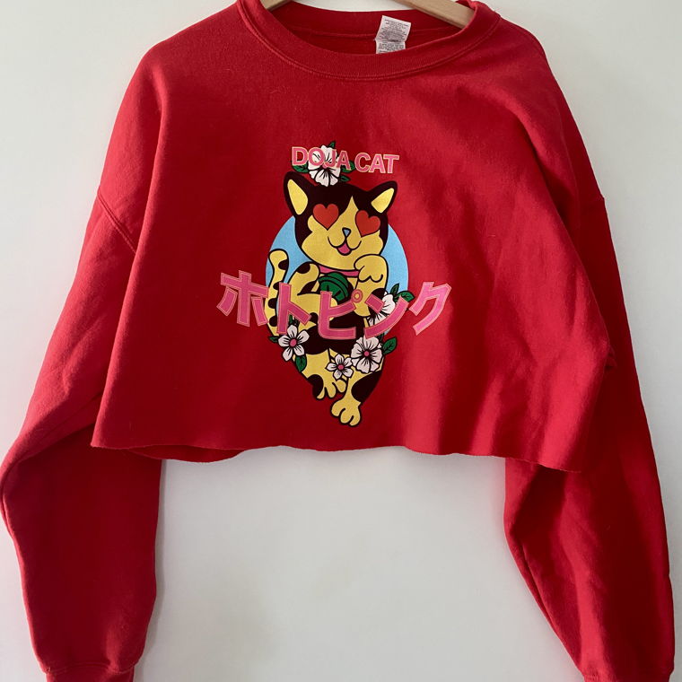 Cropped Sweatshirt by Doja Cat (Gr. XL)