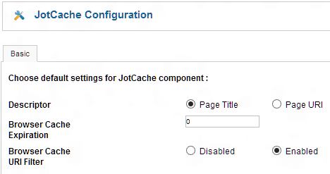 JotCache плагин - настройка кэширования в CMS Joomla
