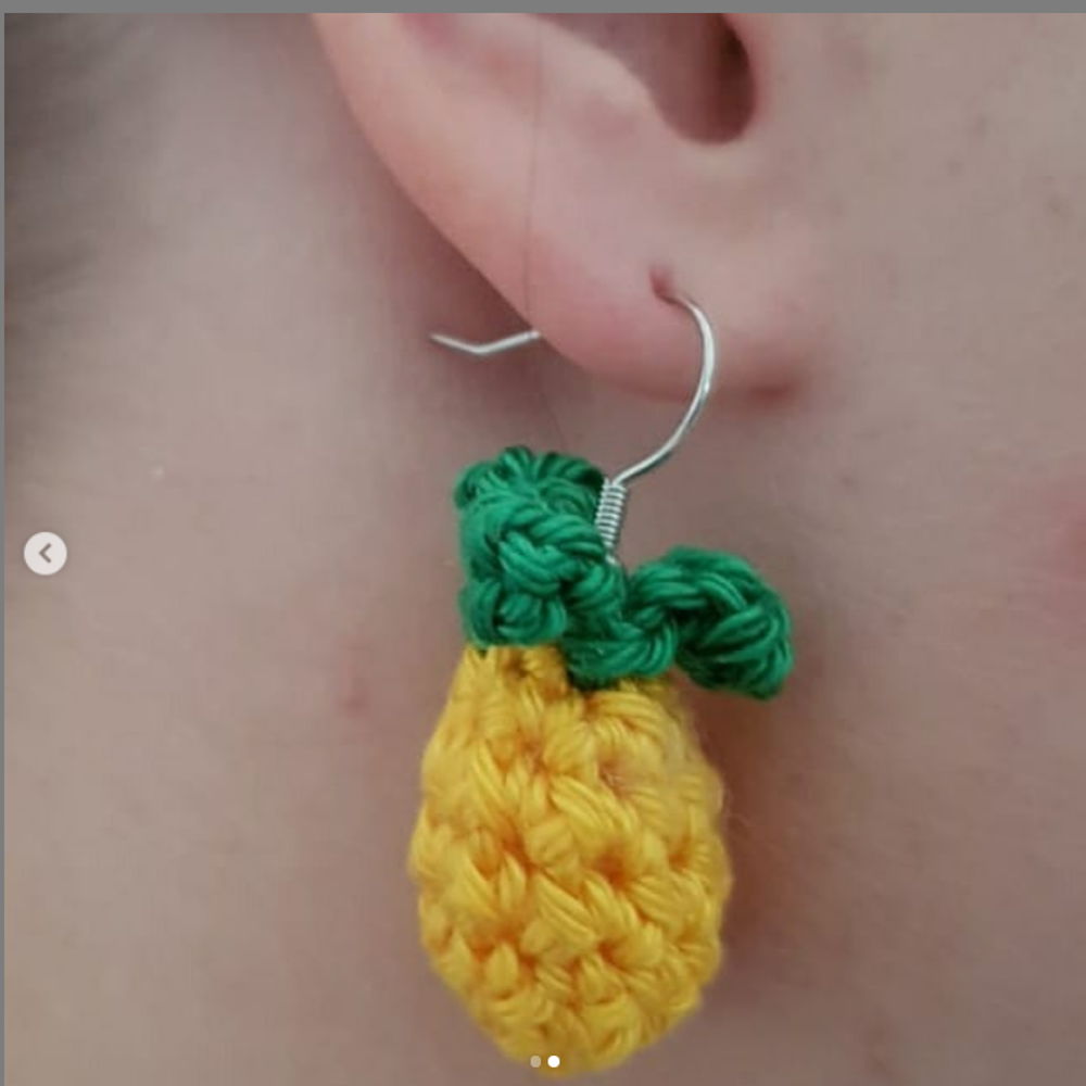 Pineapple earrings