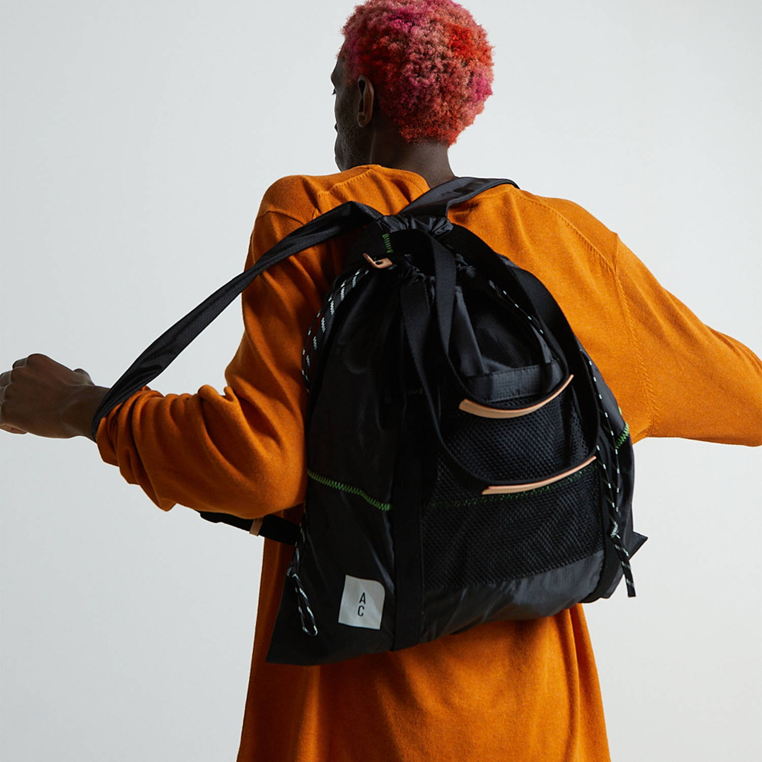 Harvey Packable Drawstring Tote backpack