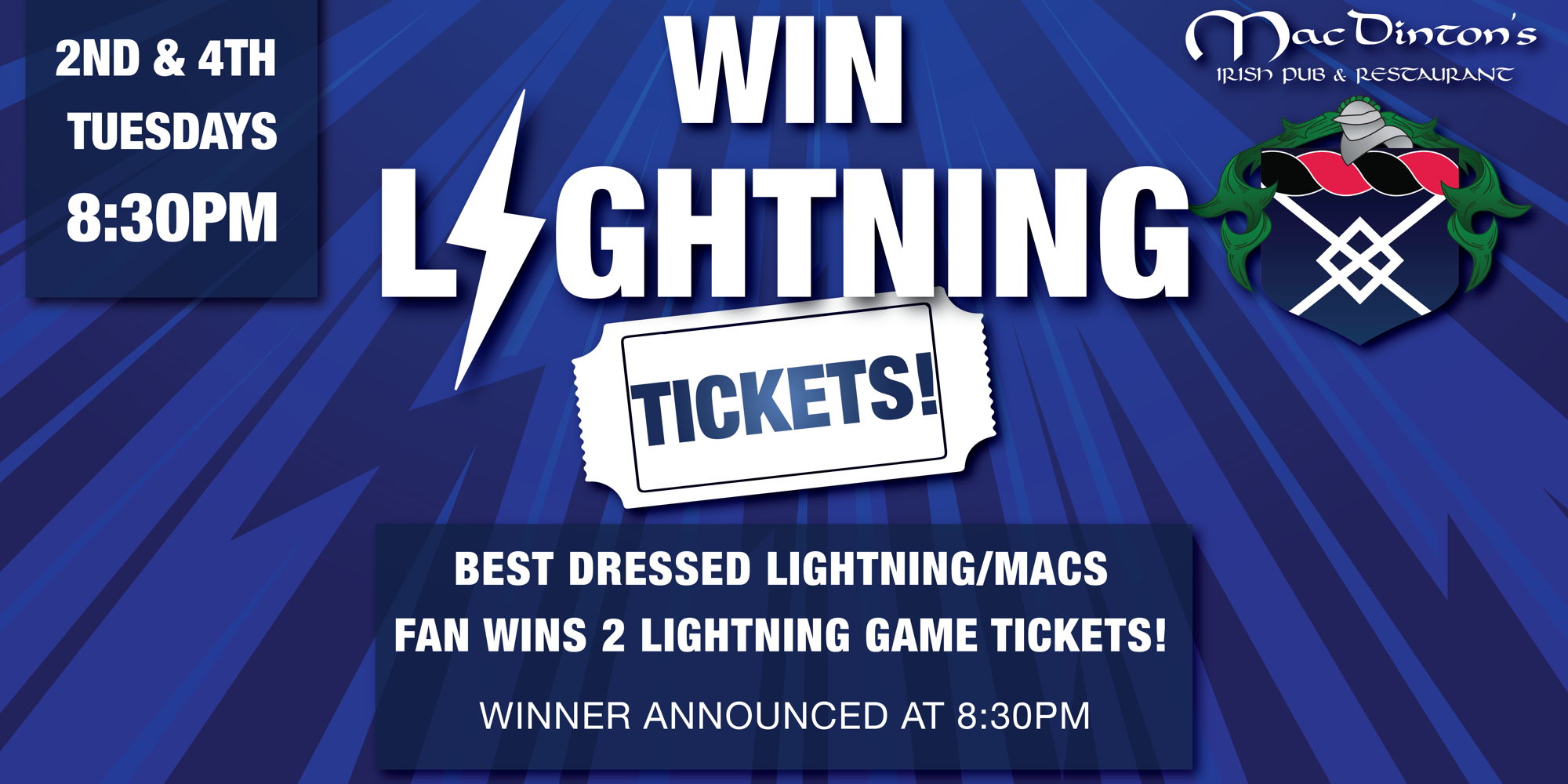 Win Lightning Tickets!  promotional image
