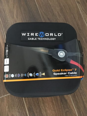 Wireworld  Gold Eclipse 7 speaker cables BNIB, 9 foot pair