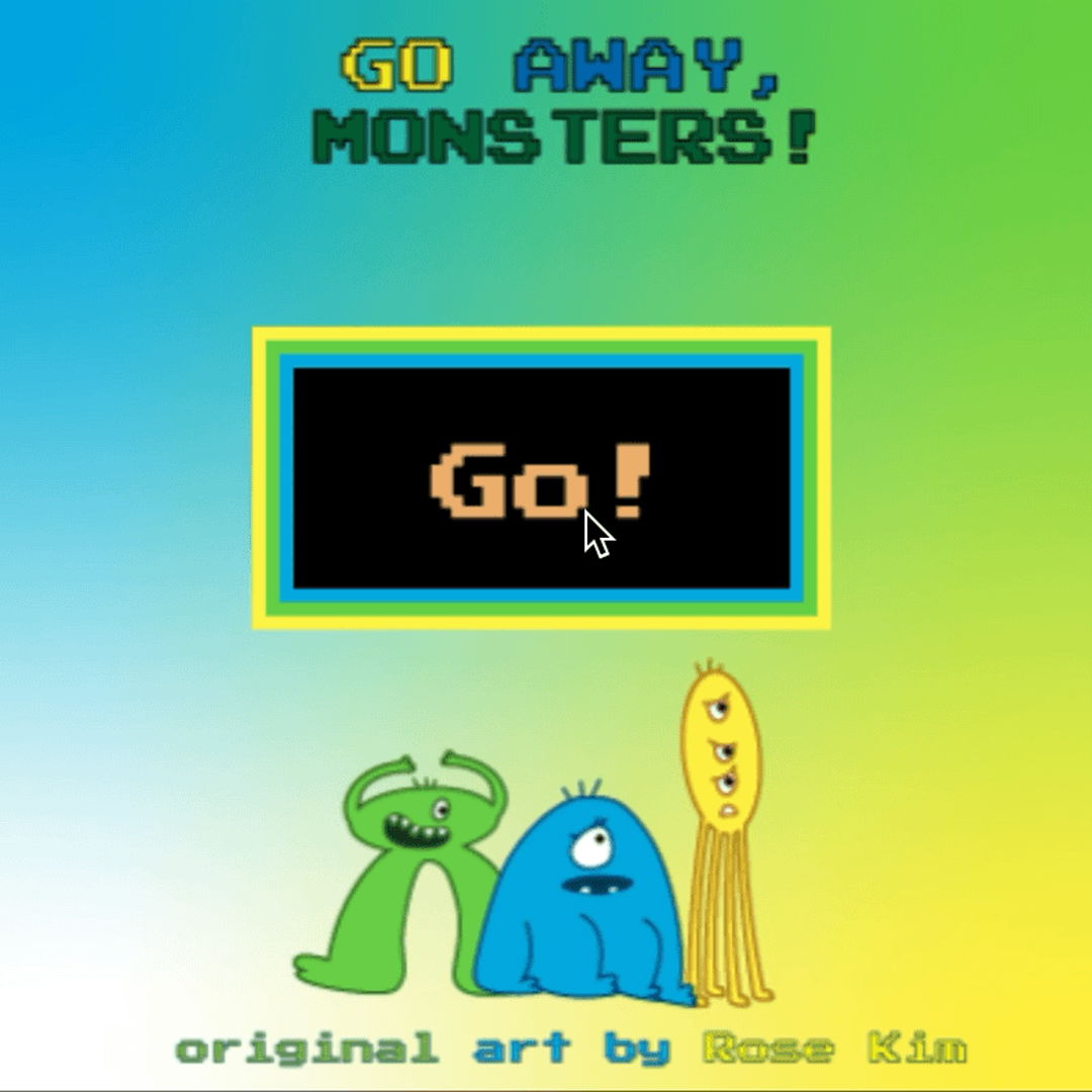 Image of Mini Python Game: Go Away Monsters