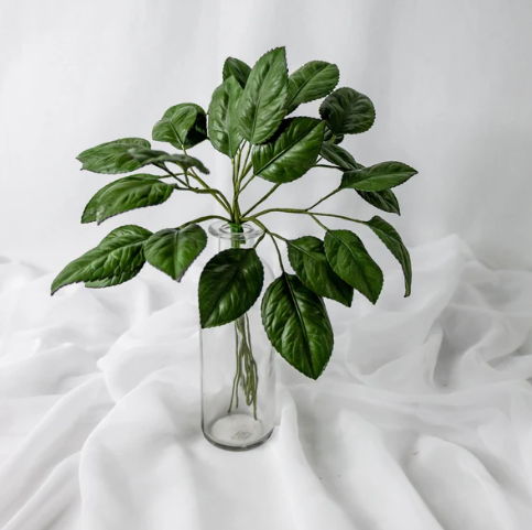 Rose Leaves (12 Pack) - Realistic Artificial Flowers and Greenery