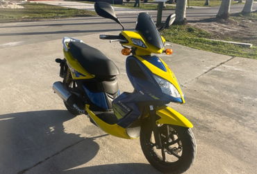 2009 KYMCO SUPER 8 150 motorcycle for rent near Cape Coral, FL