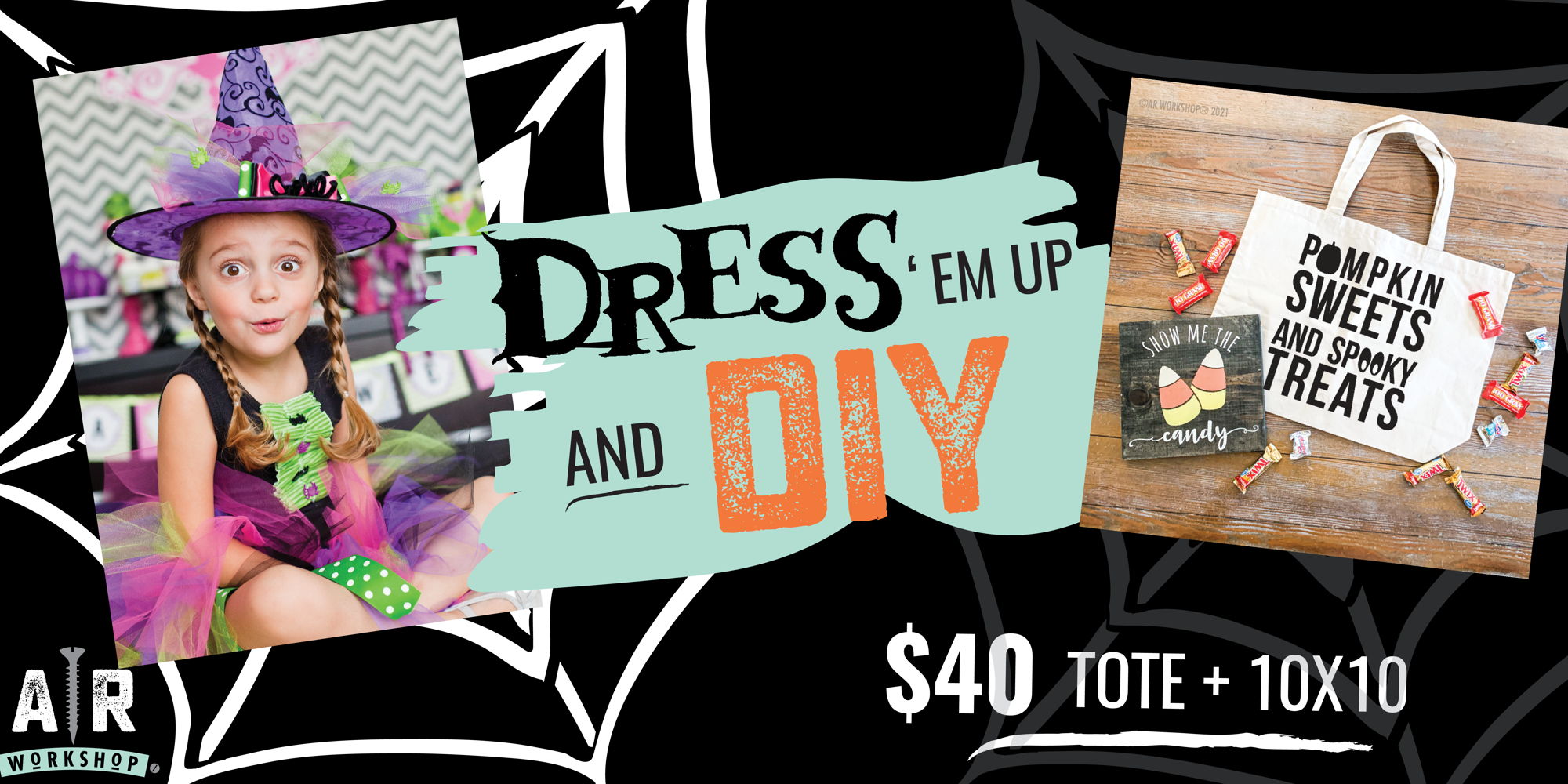 Dress Up & DIY Kids Halloween Workshop promotional image