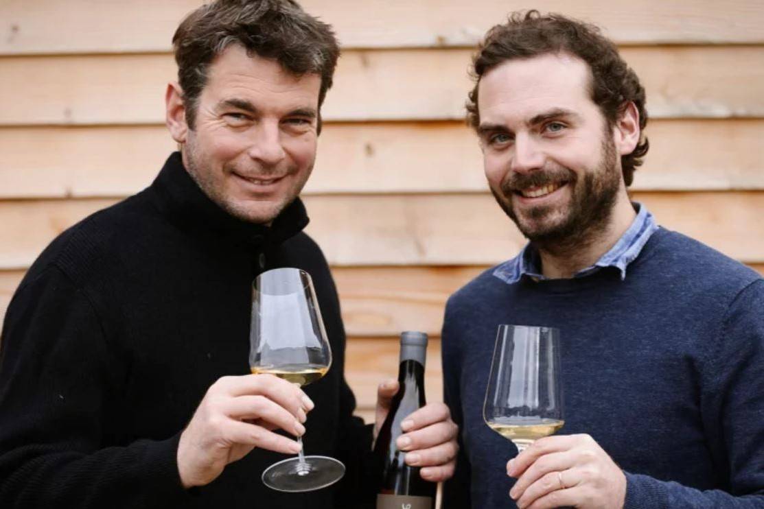 Nicolas Grosbois et Philippe Mesnier, cofondateurs du Domaine des Hauts Baigneux