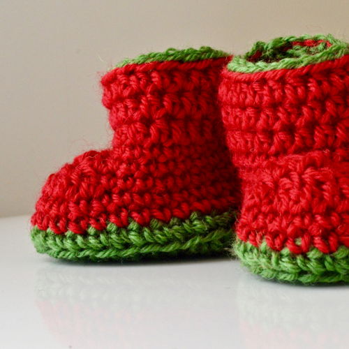 Bessie Geen Naai Baby Booties