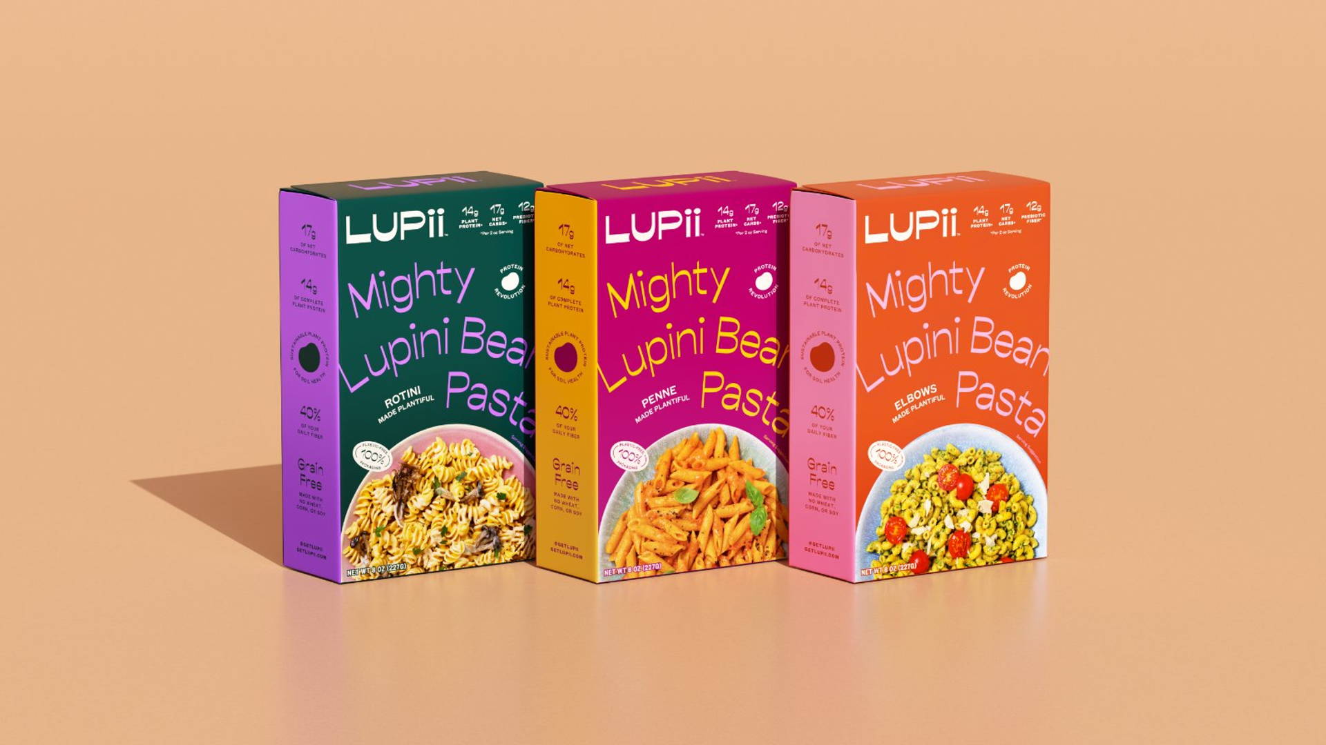 Featured image for Gander Designs Pasta Packaging For Lupii's Latest Product Line