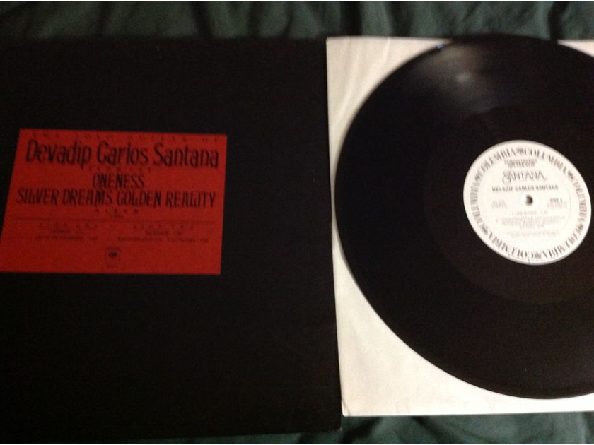 Devadip Carlos Santana - Oneness Promo 12 Inch Vinyl  EP 4 Tracks NM Columbia Records
