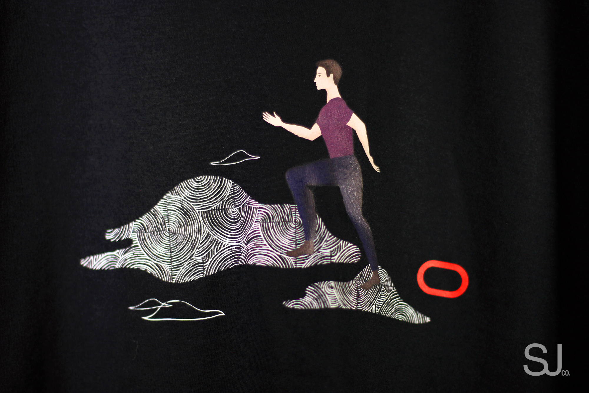 direct to film print method dtf black cotton round neck shirt oracle sj clothing manila printing Philippines