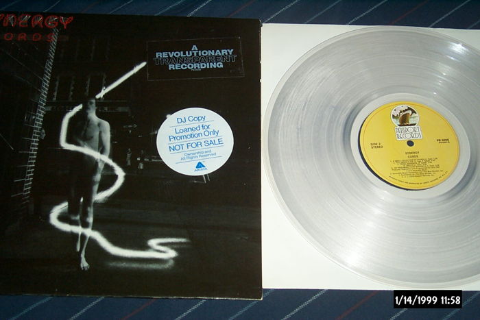 Synergy - Cords Clear Vinyl Promo LP NM