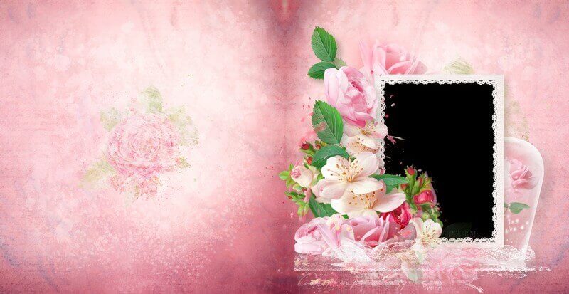 Романтическая фотокнига в Фотошоп и PSD – любовь в моем сердце