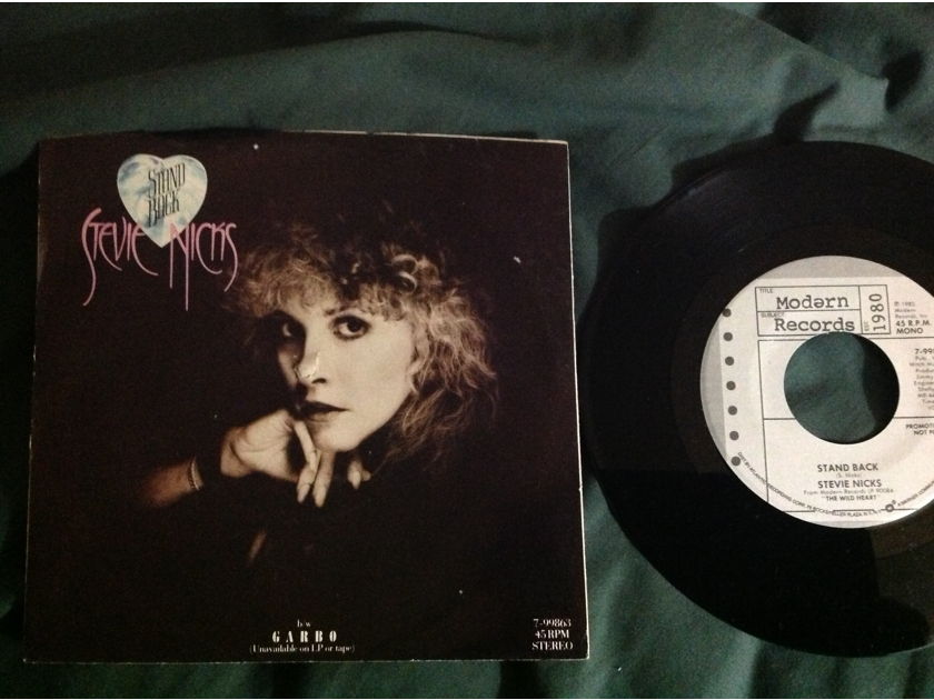 Stevie Nicks - Stand Back Promo 45 With Sleeve,