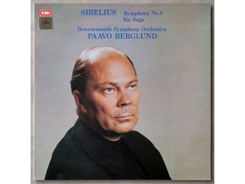 EMI HMV ASD 3038 | PAAVO BERGLUND / - SIBELIUS Symphony No. 5, En Saga | UK Pressing - NM