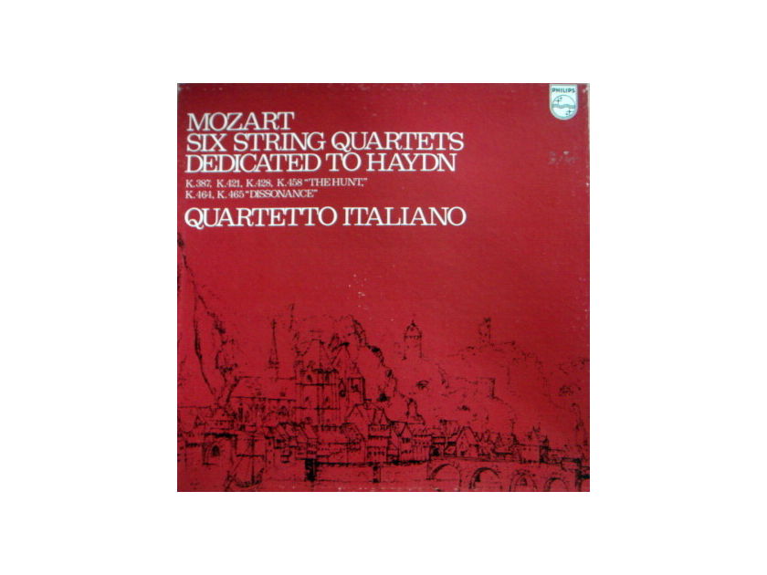 Philips / QUARTETTO ITALIANO, - Mozart Six String Quartets dedicated to Haydn,  MINT, 3LP Box Set!