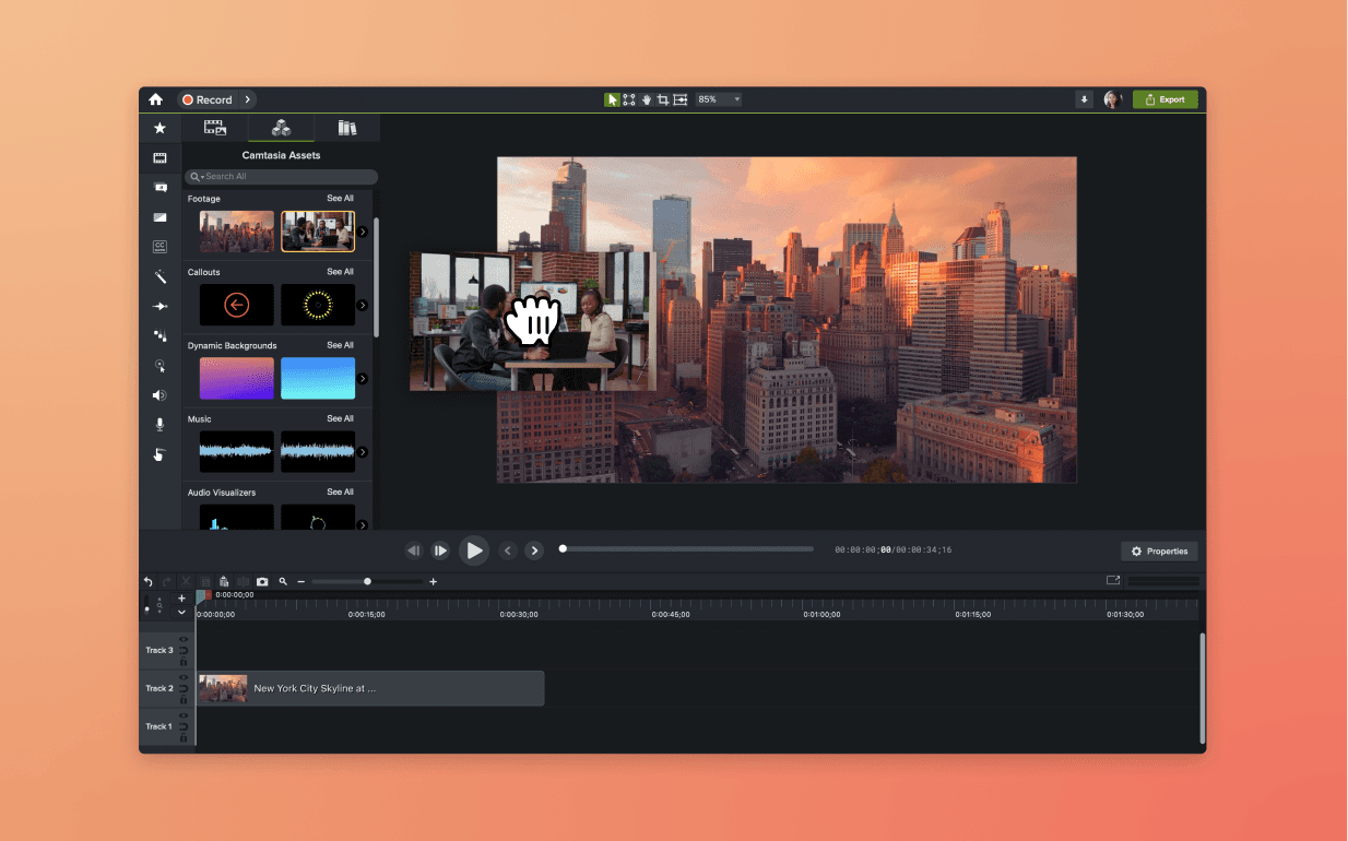 Camtasia ranks high with PowerPoint users on the list of best screen recorders.