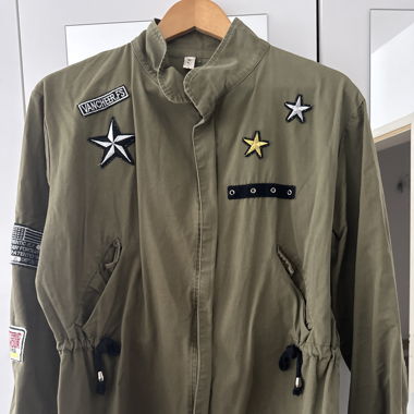 Military zipper jacket