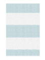 vc indoor outdoor rug stripe blue and white