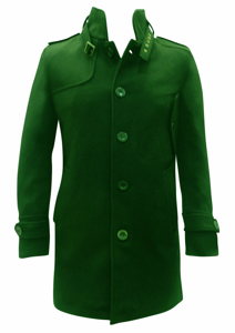 SALAMANCA - Green WOOL and CASHMERE