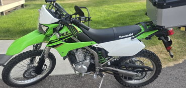 2022 KAWASAKI KLX300 motorcycle for rent near Kalispell, MT