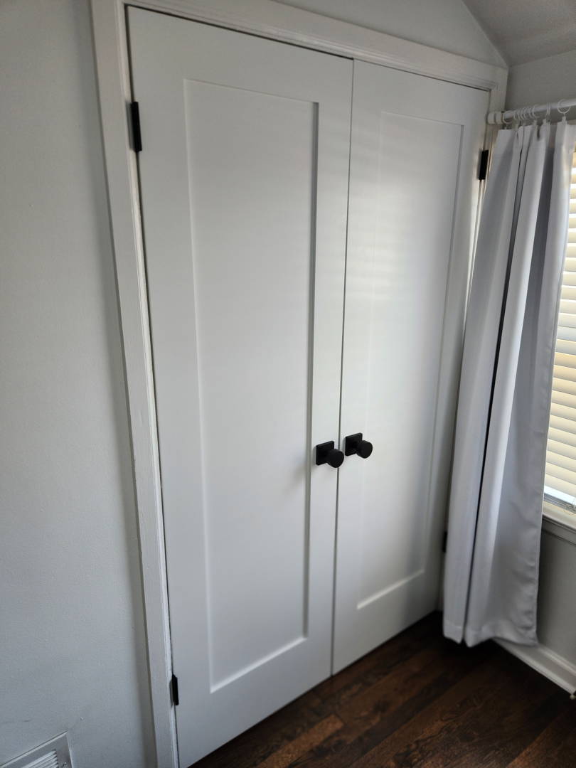 Installed interior door